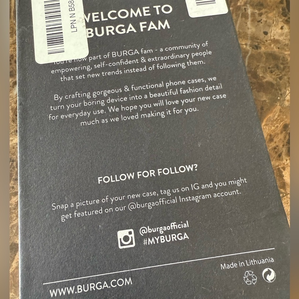 BURGA cover for iPhone 16 Pro Max #75 - Picture 4 of 4